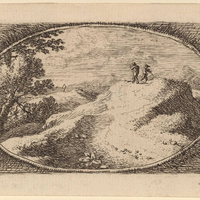 Two Men on a Bare Hill