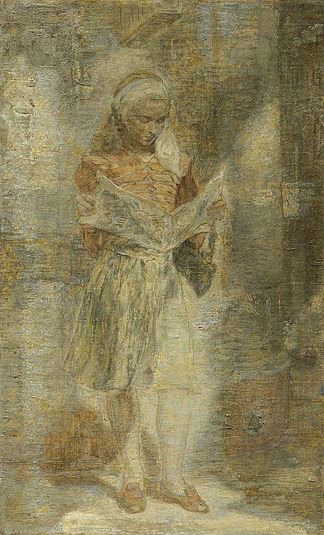 Girl with a Newspaper