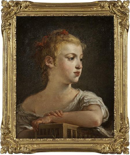 Portrait of a Girl with a Birdcage