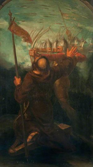 English War. The Spear (triptych, right panel)