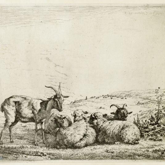 Le Troupeau de moutons et de chèvres (Dutuit 33)