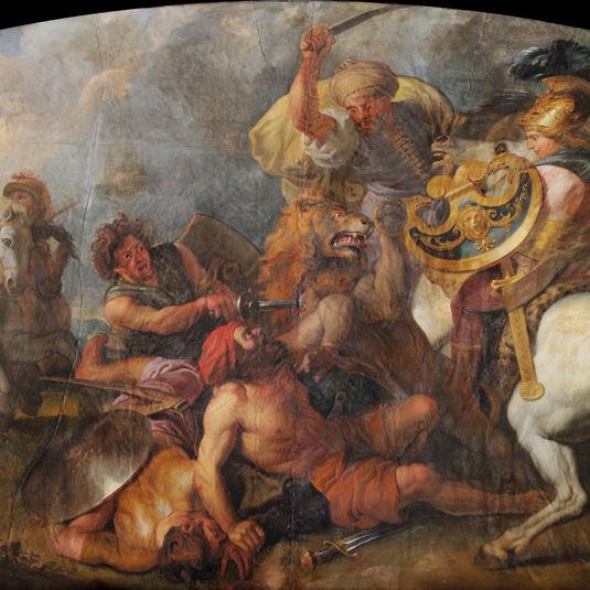 Alexandre le Grand à la chasse aux lions