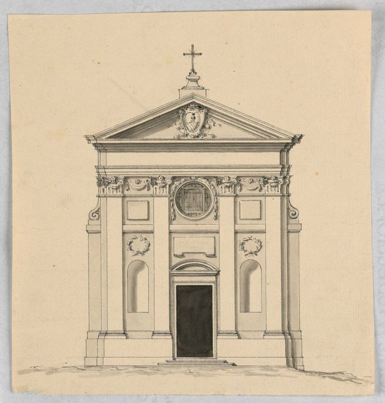Elevation of a Small Church