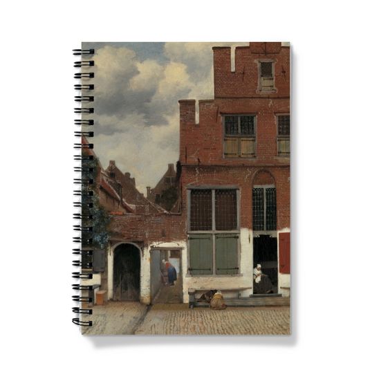 View of Houses in Delft, Known as ‘The Little Street’, Johannes Vermeer, c. 1658 Notebook Smartify Essentials