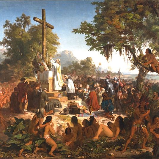 The First Mass in Brazil (Victor Meirelles)