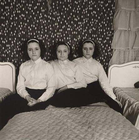 Triplets in their Bedroom, N.J.