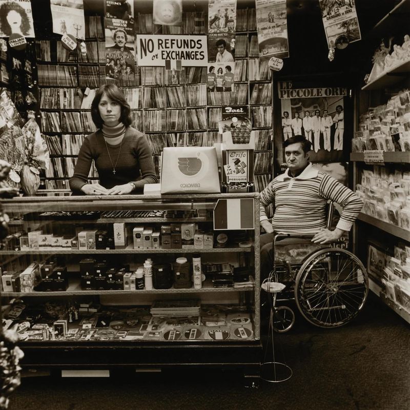 Rosemary and Raul Marconi in their Italian import shop, Italian Canta, Highlandtown