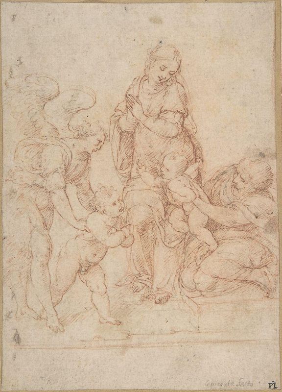The Holy Family with the Infant St. John the Baptist and an Angel