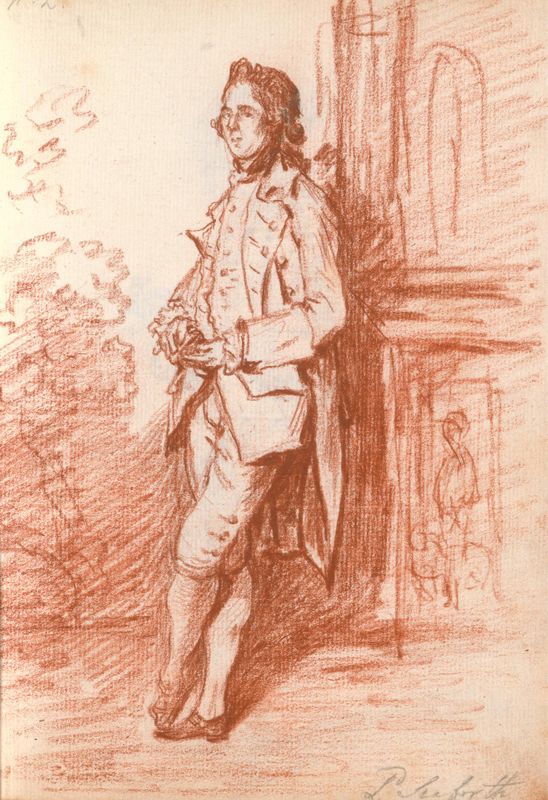 Lord Seaforth Standing, Leaning against a Pillar