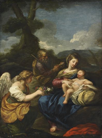 Holy Family, rest on the Flight into Egypt