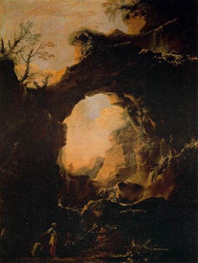 Grotto with Cascades