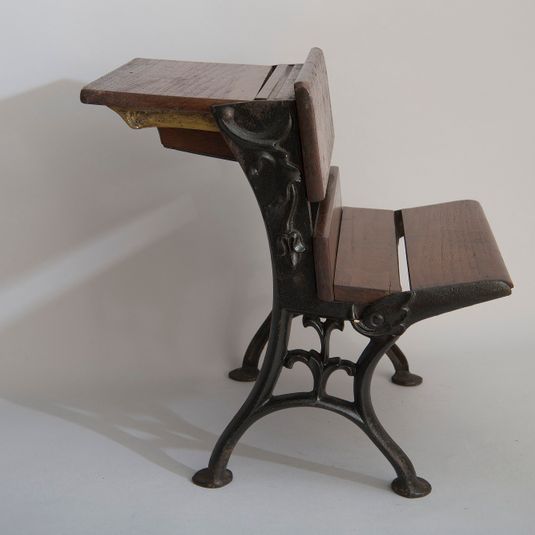 Addison S. Vorse's 1870 School Desk and Seat Patent Model