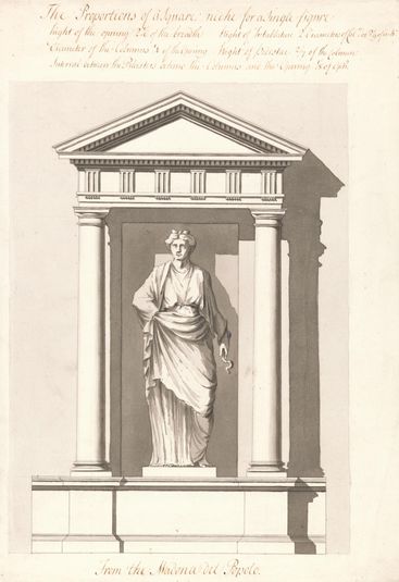 Drawing from the Madonna del Popolo, Santa Maria del Popolo, Rome