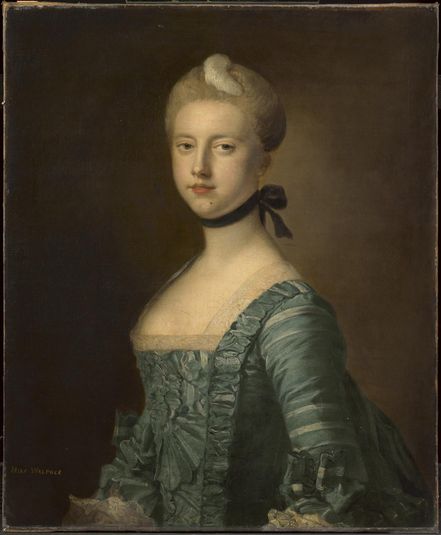 Miss C. Walpole, Afterwards Countess Dysart (one of pair)