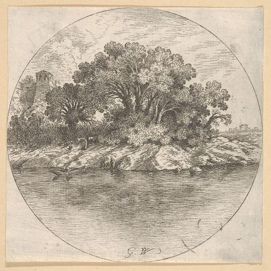 Landscape with Trees by the Water