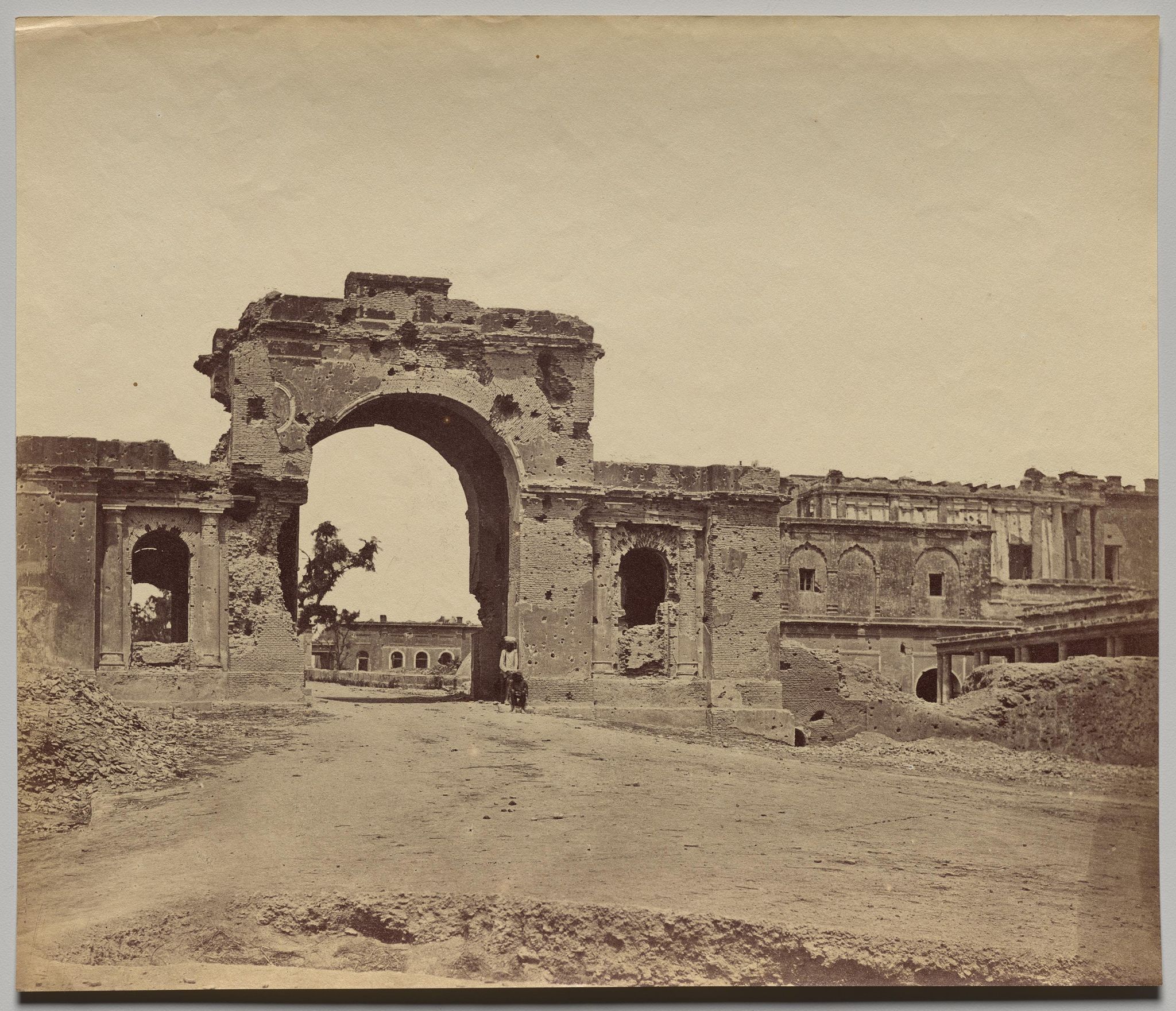 Gateway Leading into the Residency, held by Captain Aitken, 13th Bengal Native Infantry, commonly called the Bailee Guard Gate