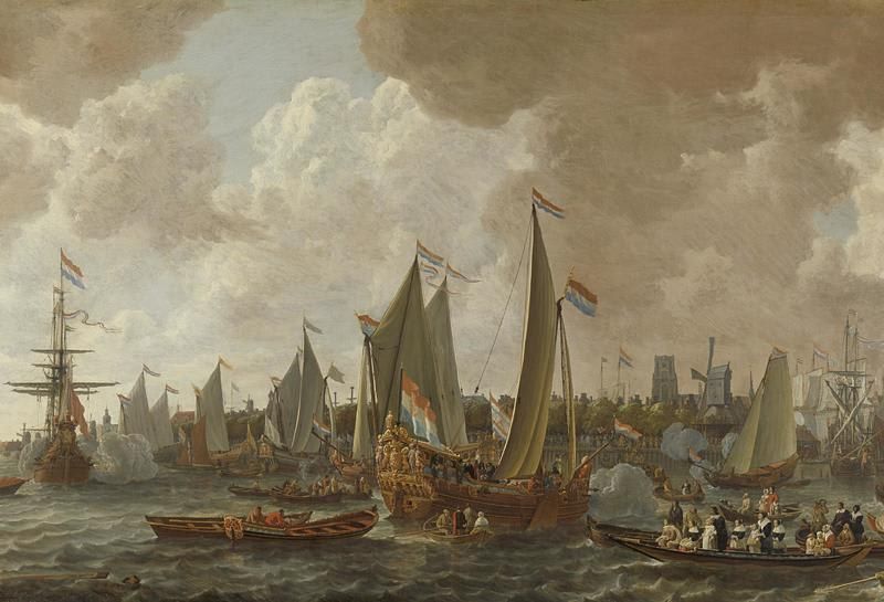 Arrival of Charles II, King of England, in Rotterdam, 24 May 1660