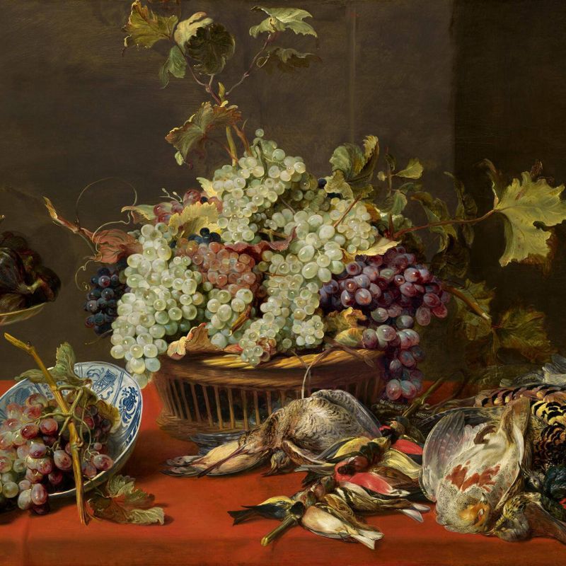 Still Life with Grapes and Game