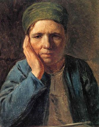 A Peasant Woman, Resting on Her Hand