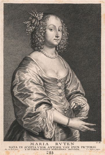 Maria Ruten, Nata in Scotia, Uxor Antonii van Dyck