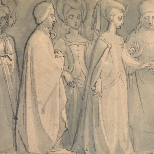 Frieze of a Medieval Wedding