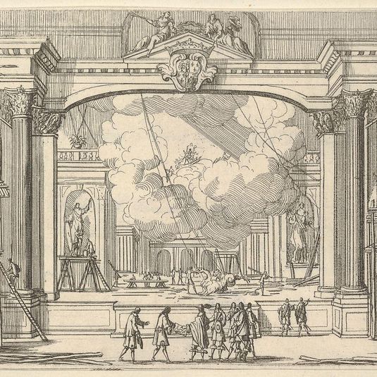 Francesco I d'Este Orders Fête Decorations, from L'Idea di un Principe ed Eroe Cristiano in Francesco I d'Este, di Modena e Reggio Duca VIII [...]