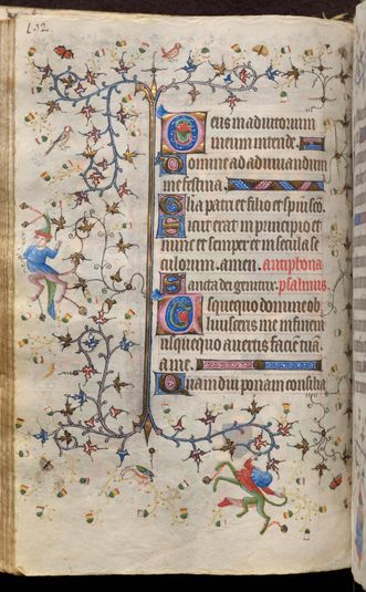 Hours of Charles the Noble, King of Navarre (1361-1425): fol. 96v, Text