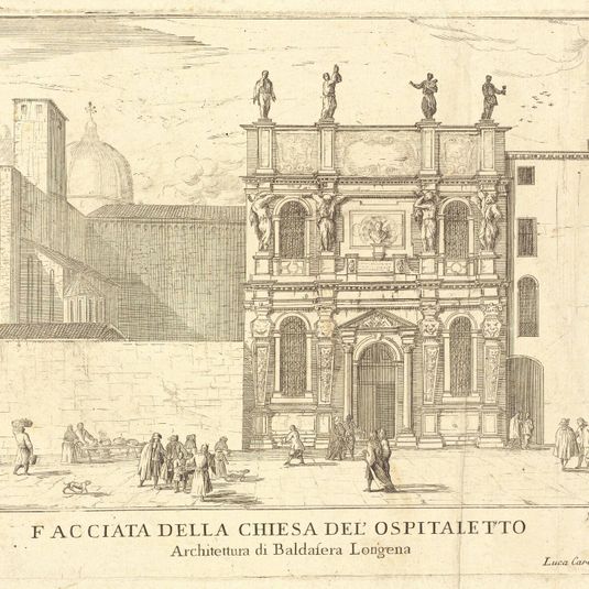 Facciata della Chiesa del'Ospitaletto (plate 33)