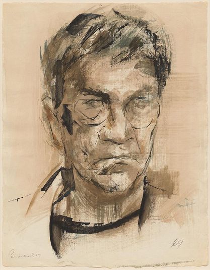 Self-Portrait, Peterborough 57:  Xavier González  1898–1993