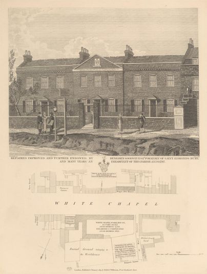 Megg's Almshouses. Repaired, Improved, and further Endowed by Benjamin Goodwin