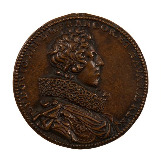 Medal of Louis XIII and Anna by G. Dupré