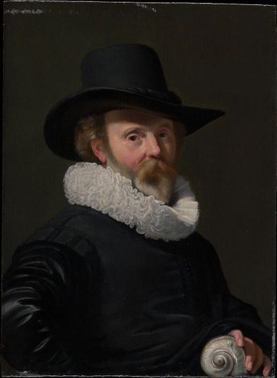 Portrait of a Man with a Shell