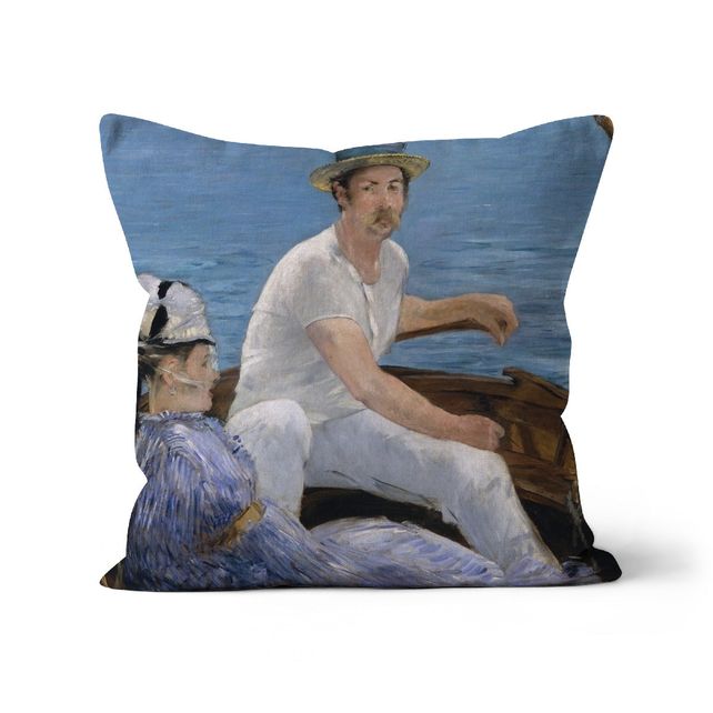 Boating 1874, Edouard Manet  Cushion Smartify Essentials