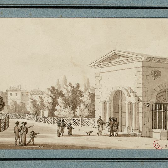 La grande serre du jardin des Plantes, 1813