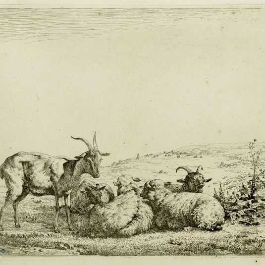 Le Troupeau de moutons et de chèvres (Dutuit 33)