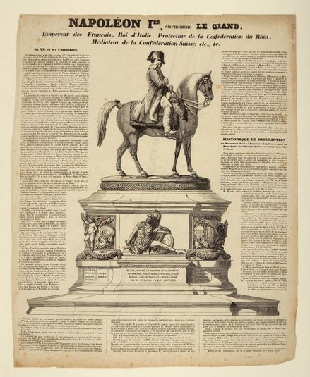 Napoléon Ier, surnommé Le Grand [monument destiné à la ville de Lyon]