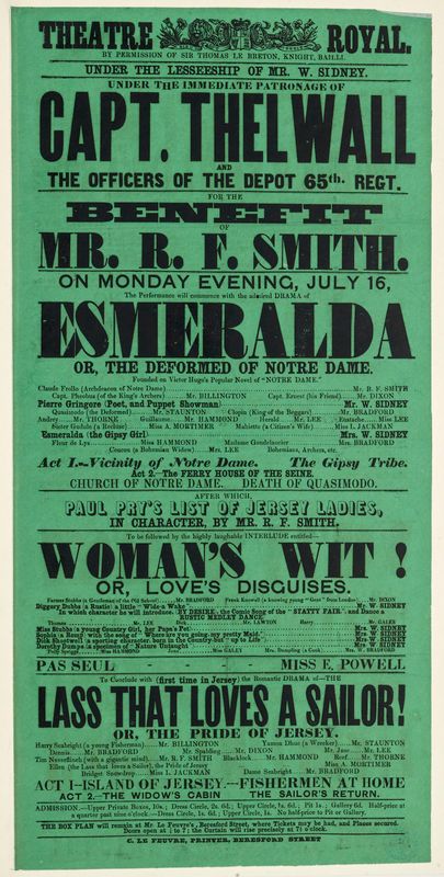 [La Esmeralda] Représentation de La Esmeralda au Théâtre Royal