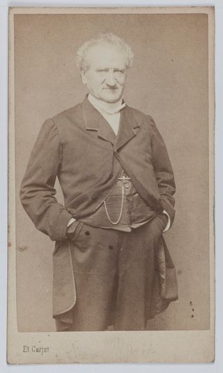Portrait de Jean-Baptiste François Provost (1798-1865), acteur de théâtre entre 1820 et 1864.