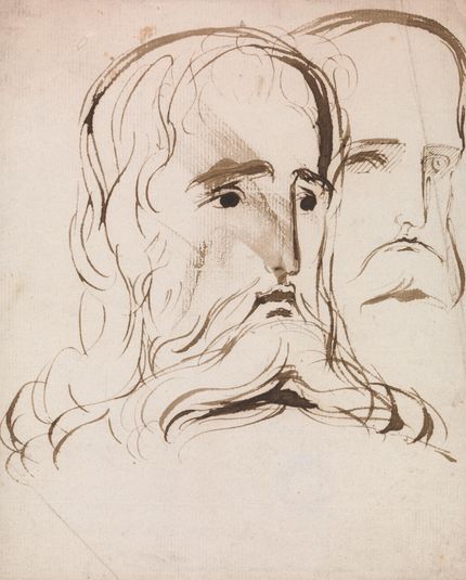 Study for the Head of Christ and an Apostle