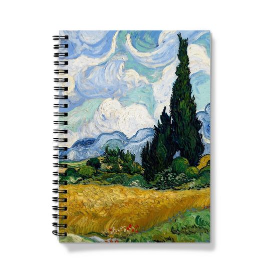 Wheat Field with Cypresses Notebook Smartify Essentials