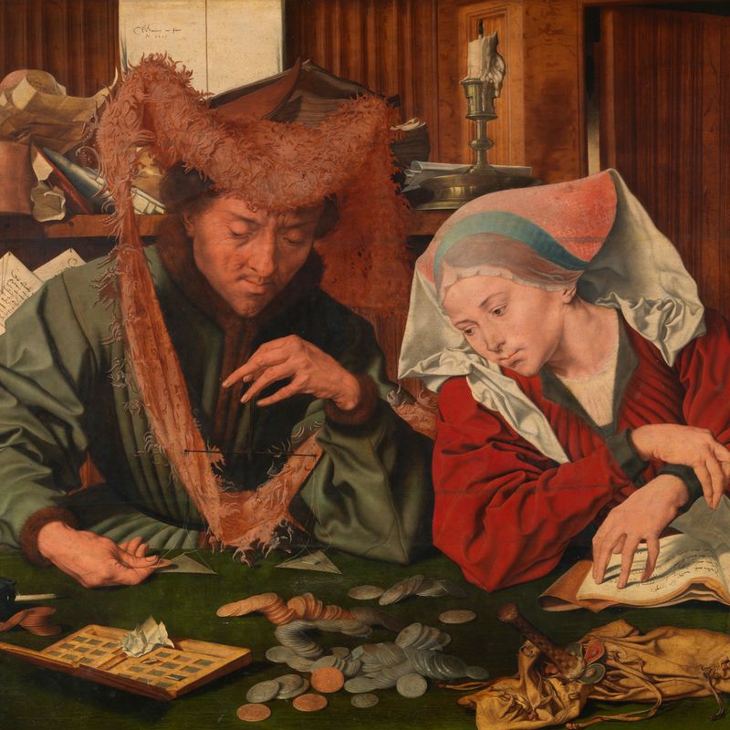 The Moneychanger and His Wife