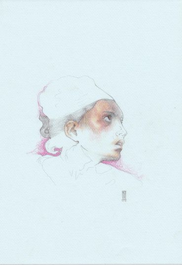 Echo of Delacroix, Jeune orpheline au cimetière