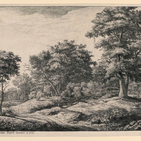 Landscape with a Cow-Herd Asleep on a Grassy Bank