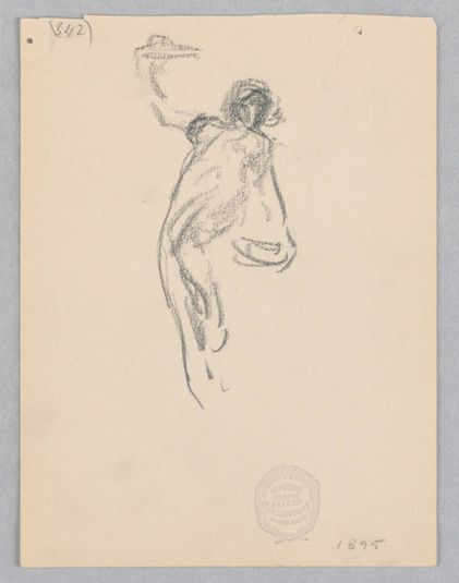 Study for a dancing woman, “Moods to Music,” Mendelssohn Glee Club, New York, NY