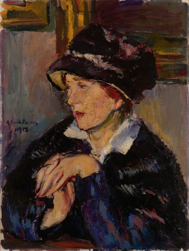 Woman with a Dark Hat