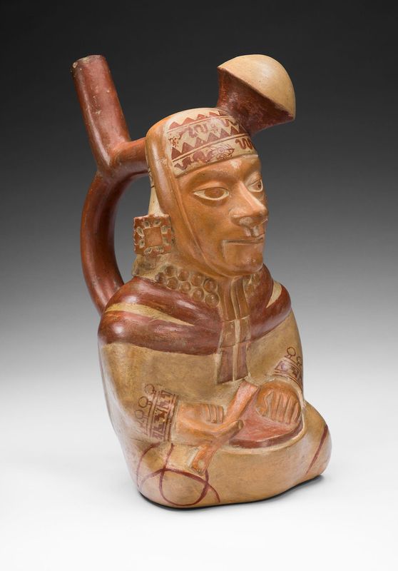 Vessel in the Form of a Courtly Musician