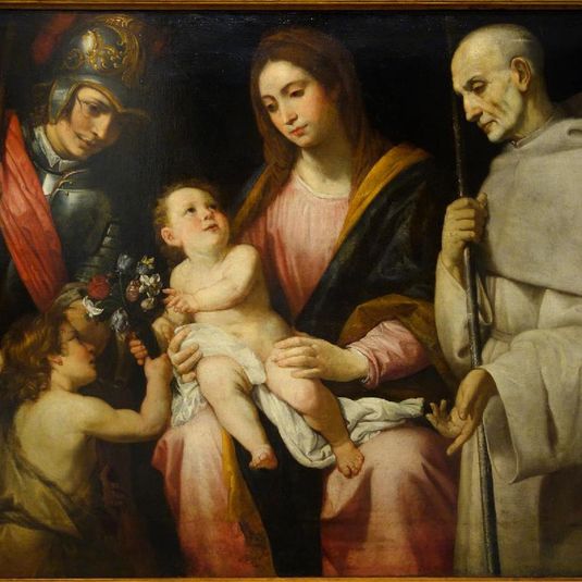 Madonna with Child and Saints George, Bernard, and John