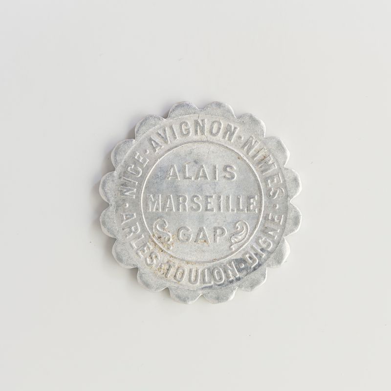 Bon pour 10 centimes de franc des chambres de commerce de la région provençale, 1921
