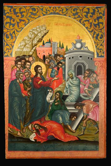 Icon Of The Raising Of Lazarus