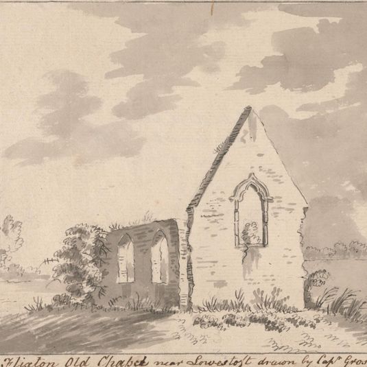 Folio of Views in Norfolk and Suffolk Flixton Old Chapel, near Lowestoft, Suffolk